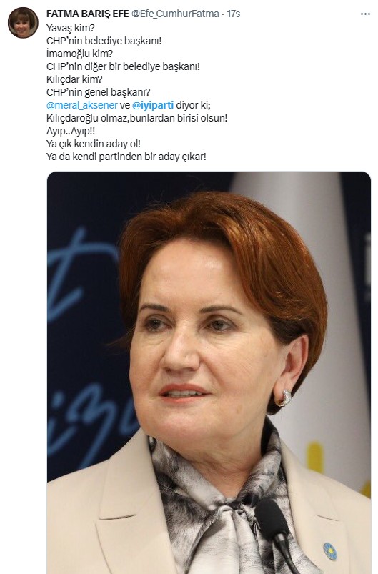 İYİ Parti Genel Başkanı Meral Akşener'in Genel İdare Kurulu ile yaptığı toplantının sona ermesinin ardından sosyal medyadan gelen tepkiler çığ gibi büyüyor! - Resim: 20