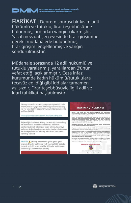 İletişim Başkanlığı'ndan vatandaşları doğru yönlendirmek adına 'Deprem Dezenformasyon Bültenleri': Yalan ve Hakikat karşı karşıya getirildi - Resim: 63