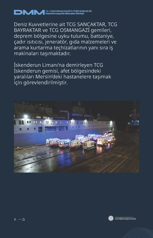 İletişim Başkanlığı'ndan vatandaşları doğru yönlendirmek adına 'Deprem Dezenformasyon Bültenleri': Yalan ve Hakikat karşı karşıya getirildi - Resim: 29