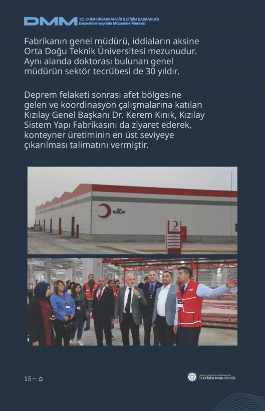 İletişim Başkanlığı'ndan vatandaşları doğru yönlendirmek adına 'Deprem Dezenformasyon Bültenleri': Yalan ve Hakikat karşı karşıya getirildi - Resim: 154