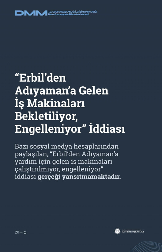 İletişim Başkanlığı'ndan vatandaşları doğru yönlendirmek adına 'Deprem Dezenformasyon Bültenleri': Yalan ve Hakikat karşı karşıya getirildi - Resim: 159