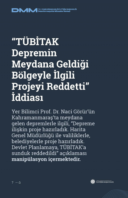 İletişim Başkanlığı'ndan vatandaşları doğru yönlendirmek adına 'Deprem Dezenformasyon Bültenleri': Yalan ve Hakikat karşı karşıya getirildi - Resim: 30