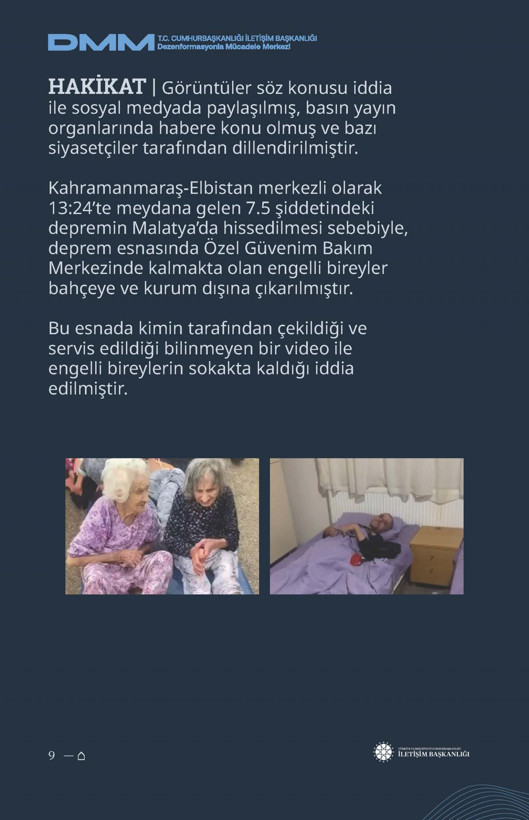 İletişim Başkanlığı'ndan vatandaşları doğru yönlendirmek adına 'Deprem Dezenformasyon Bültenleri': Yalan ve Hakikat karşı karşıya getirildi - Resim: 10