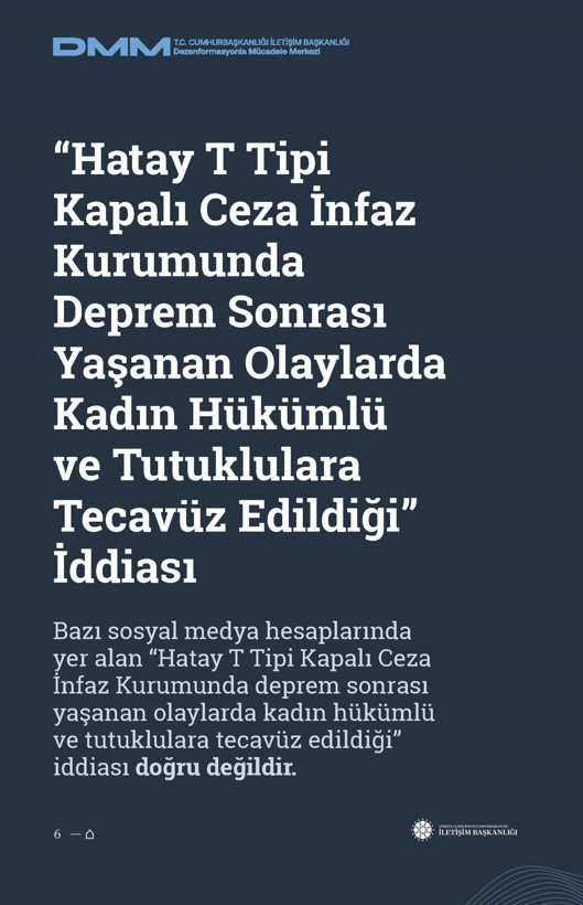 İletişim Başkanlığı'ndan vatandaşları doğru yönlendirmek adına 'Deprem Dezenformasyon Bültenleri': Yalan ve Hakikat karşı karşıya getirildi - Resim: 62