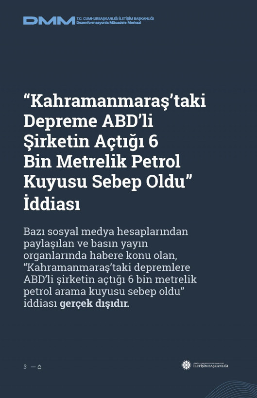 İletişim Başkanlığı'ndan vatandaşları doğru yönlendirmek adına 'Deprem Dezenformasyon Bültenleri': Yalan ve Hakikat karşı karşıya getirildi - Resim: 120
