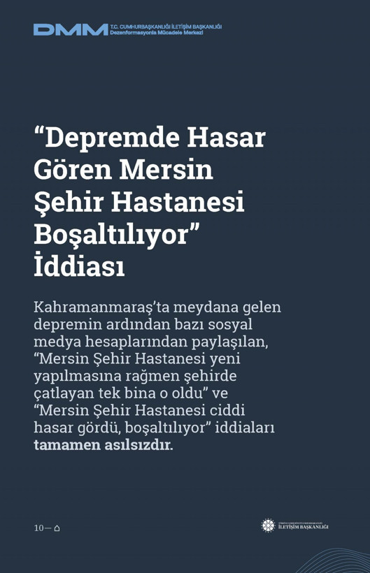 İletişim Başkanlığı'ndan vatandaşları doğru yönlendirmek adına 'Deprem Dezenformasyon Bültenleri': Yalan ve Hakikat karşı karşıya getirildi - Resim: 33