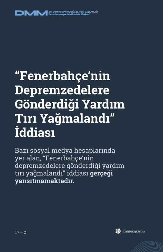 İletişim Başkanlığı'ndan vatandaşları doğru yönlendirmek adına 'Deprem Dezenformasyon Bültenleri': Yalan ve Hakikat karşı karşıya getirildi - Resim: 73