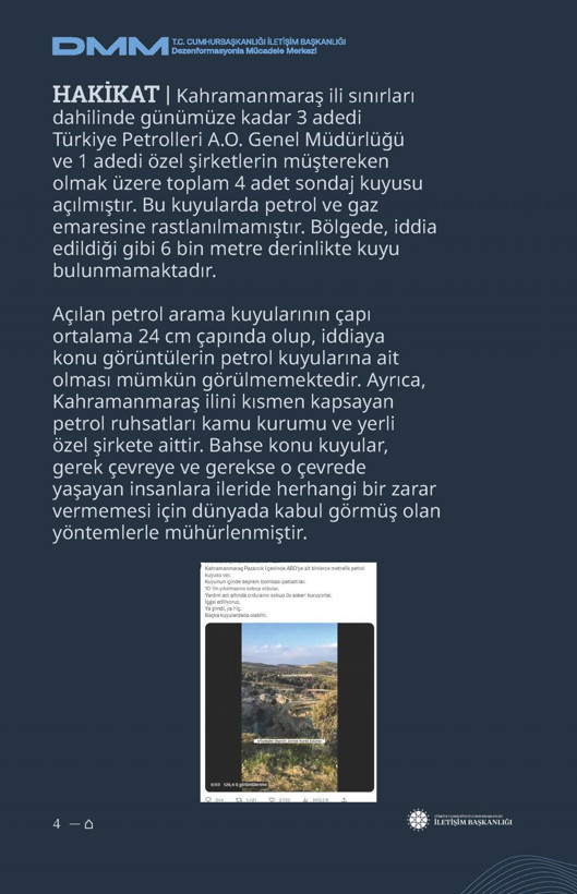 İletişim Başkanlığı'ndan vatandaşları doğru yönlendirmek adına 'Deprem Dezenformasyon Bültenleri': Yalan ve Hakikat karşı karşıya getirildi - Resim: 121