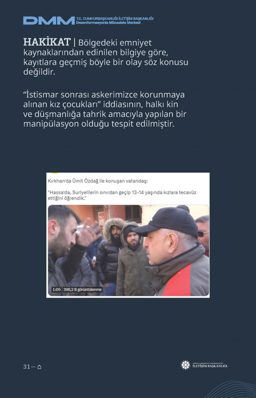 İletişim Başkanlığı'ndan vatandaşları doğru yönlendirmek adına 'Deprem Dezenformasyon Bültenleri': Yalan ve Hakikat karşı karşıya getirildi - Resim: 113