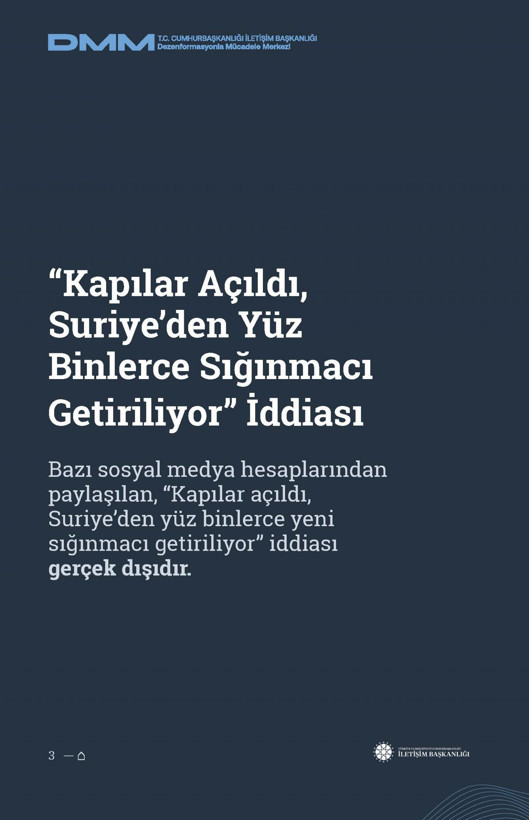 İletişim Başkanlığı'ndan vatandaşları doğru yönlendirmek adına 'Deprem Dezenformasyon Bültenleri': Yalan ve Hakikat karşı karşıya getirildi - Resim: 142