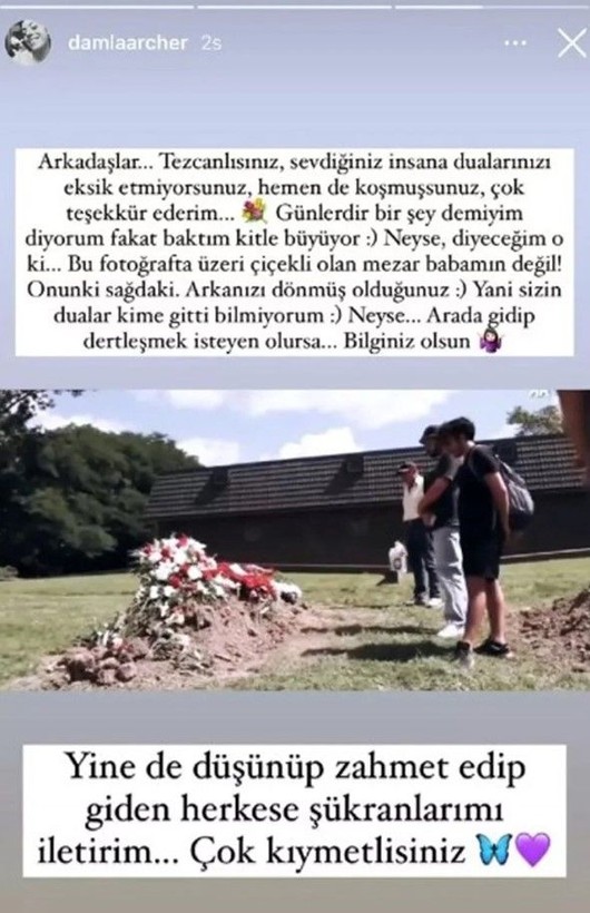 Erkin Koray'ın sevenleri mezarları karıştırdı! Damla Koray: Sizin dualar kime gitti bilmiyorum - Resim: 5