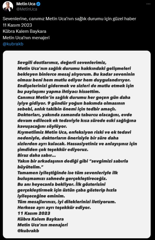 Araba kullanırken bilincini kaybederek trafik kazası geçiren Metin Uca'nın sağlık durumu nasıl? "Bir süre daha..." - Resim: 10