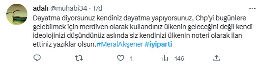 İYİ Parti Genel Başkanı Meral Akşener'in Genel İdare Kurulu ile yaptığı toplantının sona ermesinin ardından sosyal medyadan gelen tepkiler çığ gibi büyüyor! - Resim: 14