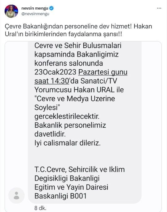 Nevşin Mengü, magazin yorumcusu Hakan Ural'ın, bakanlık söyleşine katılacağını iddia etti! Sosyal medya yıkıldı - Resim: 4