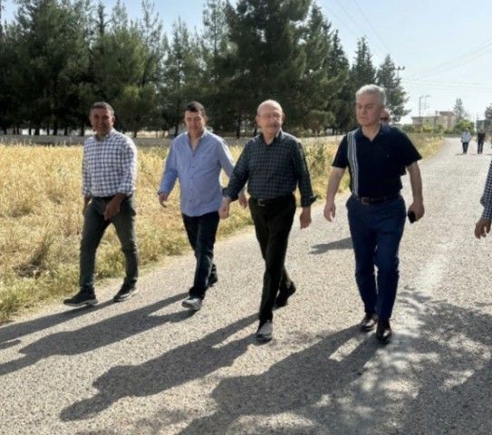 Kemal Kılıçdaroğlu Gaziantep'te fıstık bahçelerini dolaştı - Resim: 5