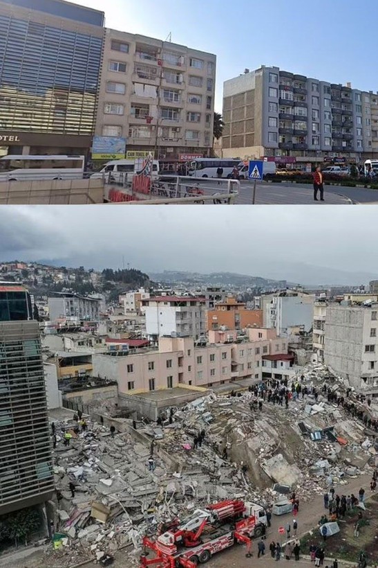 Kahramanmaraş merkezli depremlerin ardından binalardaki hasar olayın boyutunu gözler önüne serdi - Resim: 4