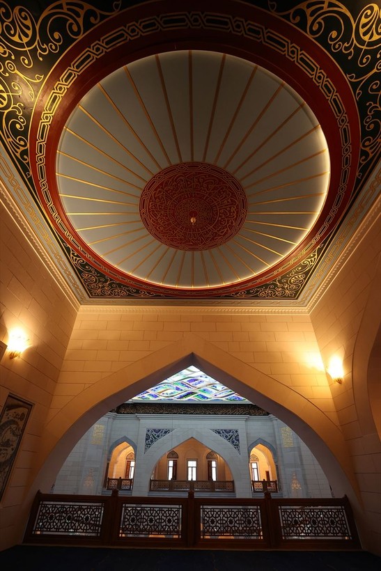 İstanbul Levent'te plazaların arasında görkemli bir cami: Barbaros Hayrettin Paşa Cami! Cumhuriyet tarihinde bir ilkle açıldı - Resim: 19