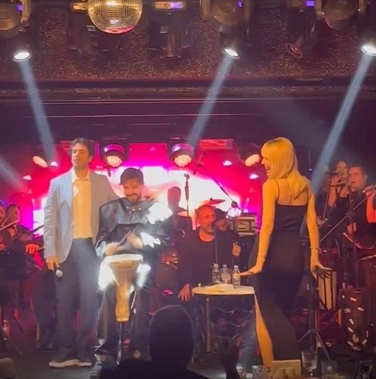 'Prestij Meselesi' filminin galasına Hande Sarıoğlu'nun kalça dansı damga vurdu - Resim: 4