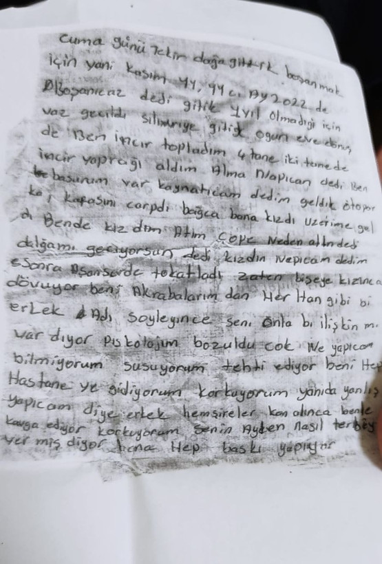 Esenyurt'ta kıskançlık yüzünden eşinden şiddet gören genç kadının not kağıdına yazdıkları dehşet saçtı! - Resim: 6