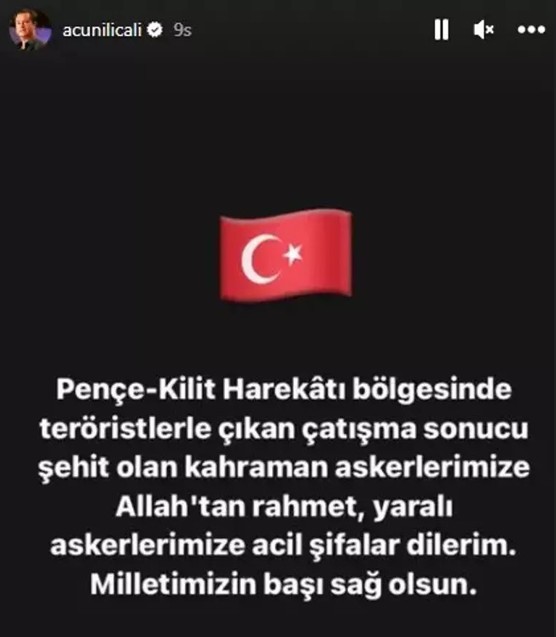 Şehit haberleri yasa boğdu! İşte ünlülerden gelen paylaşım - Resim: 5