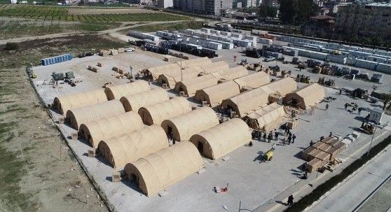 Amerika Hatay'da sahra hastanesi kuruyor - Resim: 1