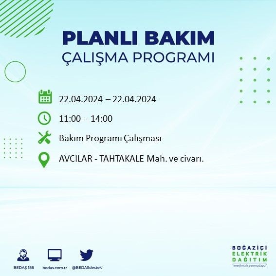 İstanbullular dikkat! 18 ilçede elektrik kesintisi yaşanacak - Resim: 67