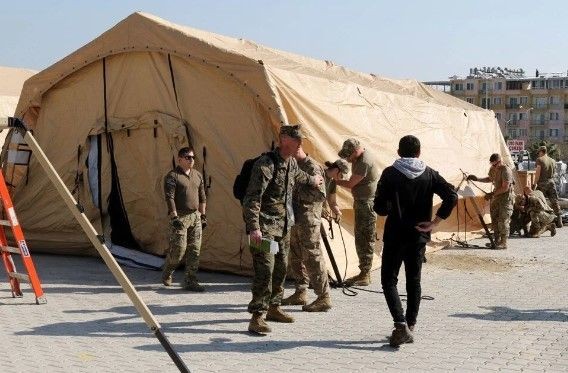 Amerika Hatay'da sahra hastanesi kuruyor - Resim: 5