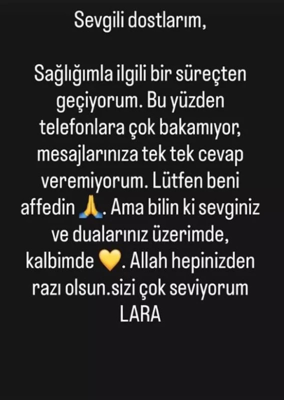 Şarkıcı Lara'nın beyninde kitle tespit edildi - Resim : 1