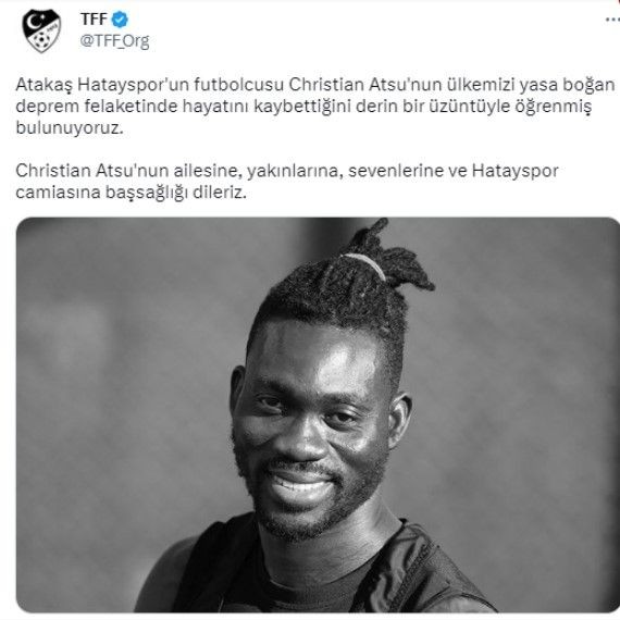 Futbol camiası yasta! Volkan Demirel'den öğrencisine yürek yakan mesaj, futbol camiası Atsu'yu anıyor - Resim: 16