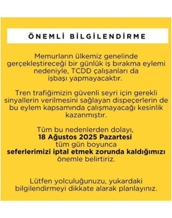 Memurlar grev yaptı! İZBAN'da tüm seferler iptal edildi - Resim : 2