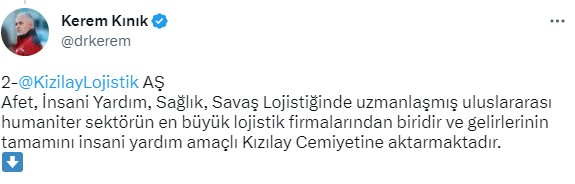 Son dakika haberleri... Kızılay AHBAP'a et mi sattı? Kızılay Başkanı Kerem Kınık'tan yeni açıklama: Hazır gıda ve kuru gıdayı STK'lara temin ediyoruz - Resim: 2