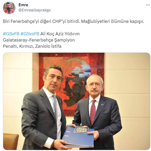 Fenerbahçe taraftarı Galatasaray mağlubiyetiyle Ali Koç'u istifaya çağırdı - Resim: 17