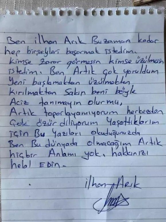 Köprüde intihar eden iş insanı İlhan Arık'ın veda mektubu ortaya çıktı - Resim: 3
