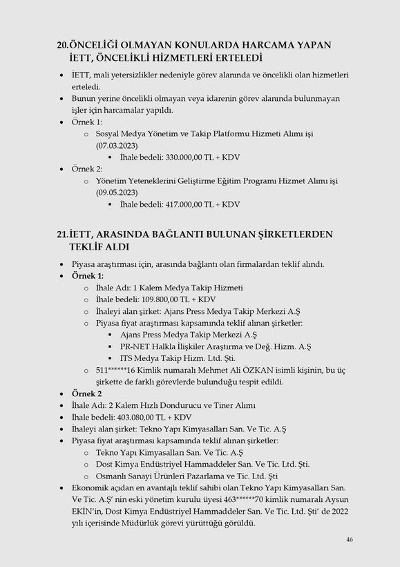 Kalem kalem İBB'nin israf raporu - Resim: 43