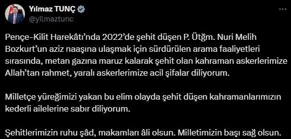 Siyasilerden şehit askerler için başsağlığı mesajı - Resim: 3