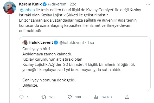 Son dakika haberleri... Kızılay AHBAP'a et mi sattı? Kızılay Başkanı Kerem Kınık'tan yeni açıklama: Hazır gıda ve kuru gıdayı STK'lara temin ediyoruz - Resim: 5
