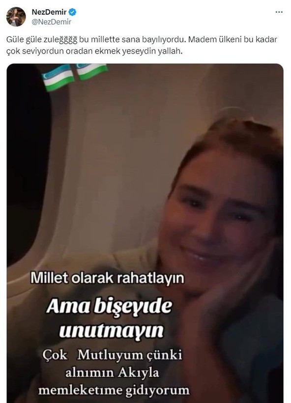 Dilan Polat'ın yakın arkadaşıydı! Nez Demir'den Özbekistan'a dönen Şule'ye olay gönderme - Resim: 8