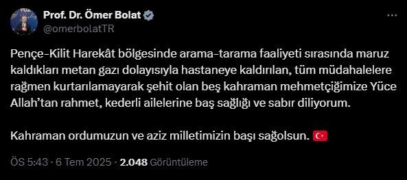 Siyasilerden şehit askerler için başsağlığı mesajı - Resim: 8