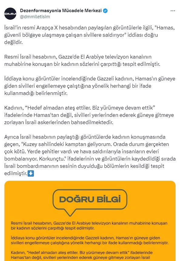İsrail'in 'savaşta masumuz' algısı elinde patladı! 'Hamas, güvenli bölgeye ulaşmaya çalışan sivillere saldırıyor' bilgisi yalan çıktı - Resim : 1