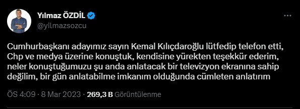 Sözcü TV'deki görevinden ayrılan Yılmaz Özdil'den Kılıçdaroğlu çıkışı: CHP Genel Başkanı lütfedip telefon etti - Resim : 3