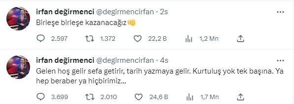 Son dakika haberleri... İYİ Parti Genel Başkanı Meral Akşener altılı masaya geri döndü! Tweet atanlar sildi veya onlar da döndü - Resim: 13