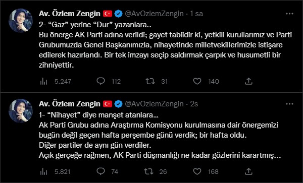 Akit yazarı Ali Karahasanoğlu'nun eleştirdiği Özlem Zengin çıldırdı! "Bunların gözleri kararmış" - Resim: 7