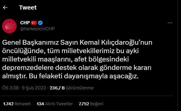 TBMM Başkanı çağrıda bulundu: En az birer maaş AFAD'a yardım bağışı - Resim: 5
