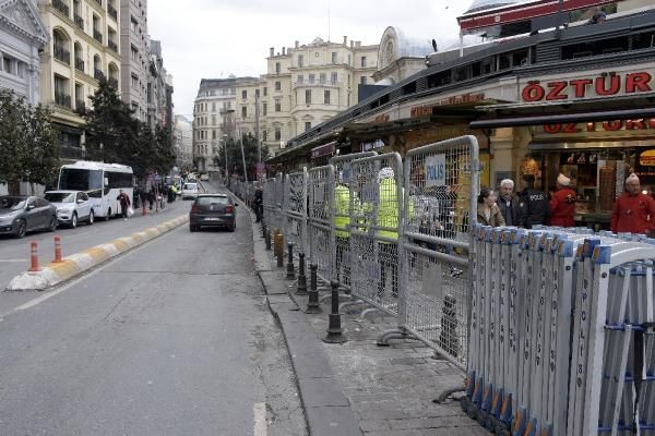 Taksim'de üst seviyede güvenlik önlemleri alındı - Resim: 6