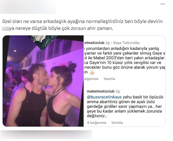 Mabel Matiz ve Gaye Su Akyol öpüştü: Sosyal medyada tepki var - Resim: 5