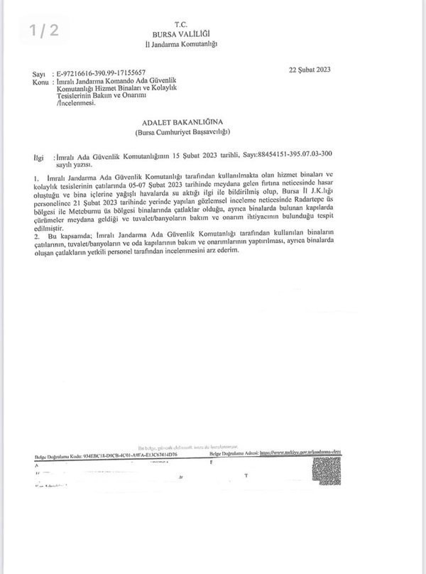 İYİ Parti Genel Başkanı Meral Akşener'in İmralı iddialarına Adalet Bakanlığından belgeli yanıt - Resim : 2