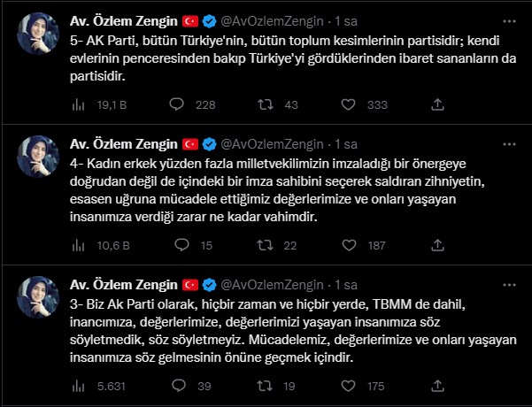 Akit yazarı Ali Karahasanoğlu'nun eleştirdiği Özlem Zengin çıldırdı! "Bunların gözleri kararmış" - Resim: 8