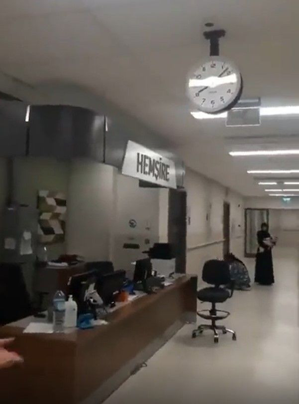 Hatay'daki 6.4'lük depremin en çok hissedildiği Adana nasıl sallandı? Hastane içi görüntüsünde dikkat çeken detay - Resim: 1