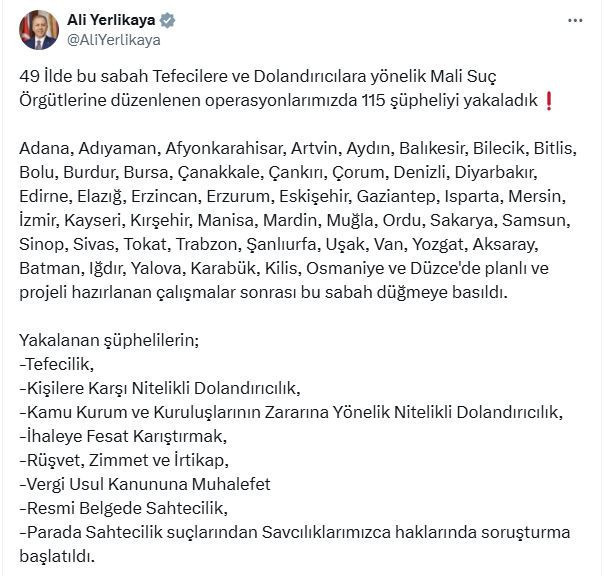 Mali suç örgütlerine operasyon: 146 şüpheli yakalandı - Resim : 1