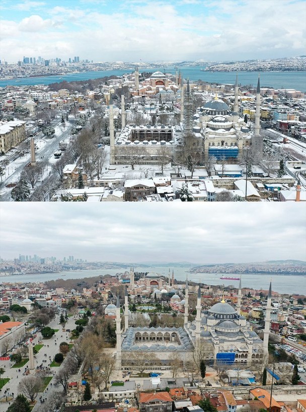 Türkiye'deki kuraklık korkutuyor! 2022 yılında okullar tatil edilmiş yollar kapanmıştı: Aynı İstanbul bu sene bahar bahçe oldu - Resim: 1
